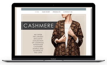 Cashmere Couture website image