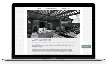 Online Building retail website image